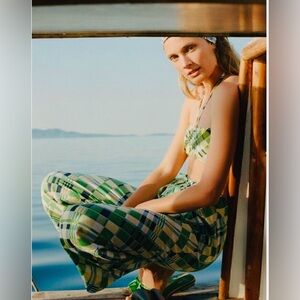 Faithful The Brand Marvin Pareo. Billie Check Print. Green, Navy, Yellow✨